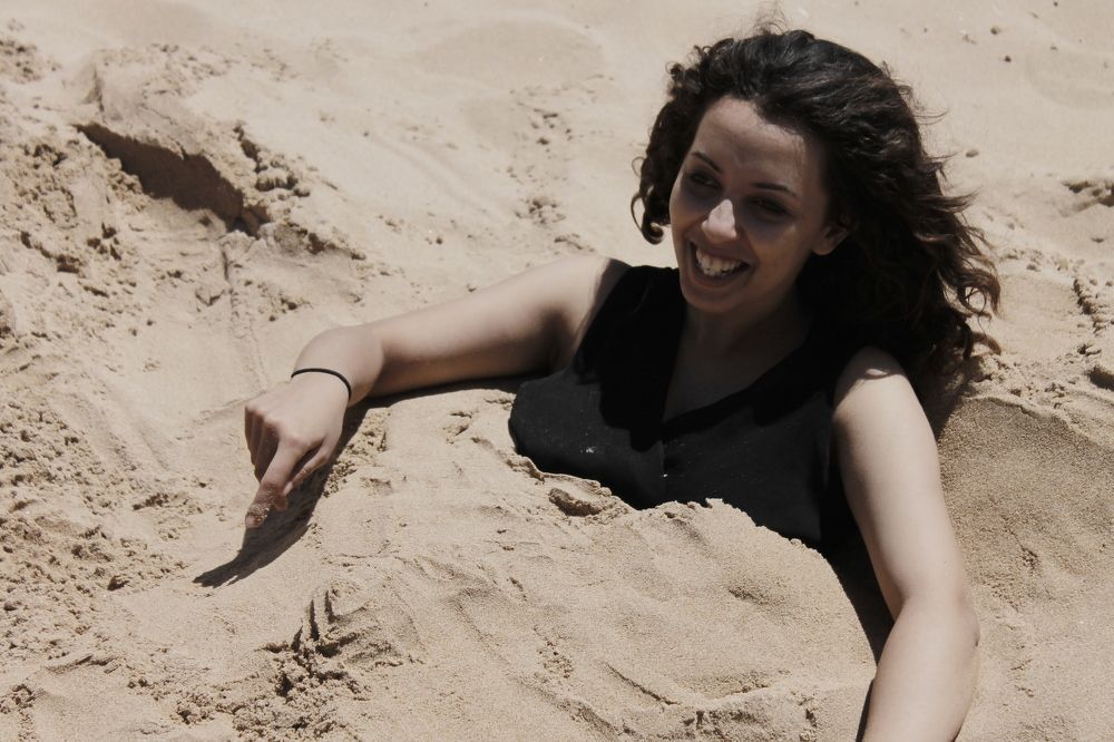 HALF ALIVE HALF BURIED.