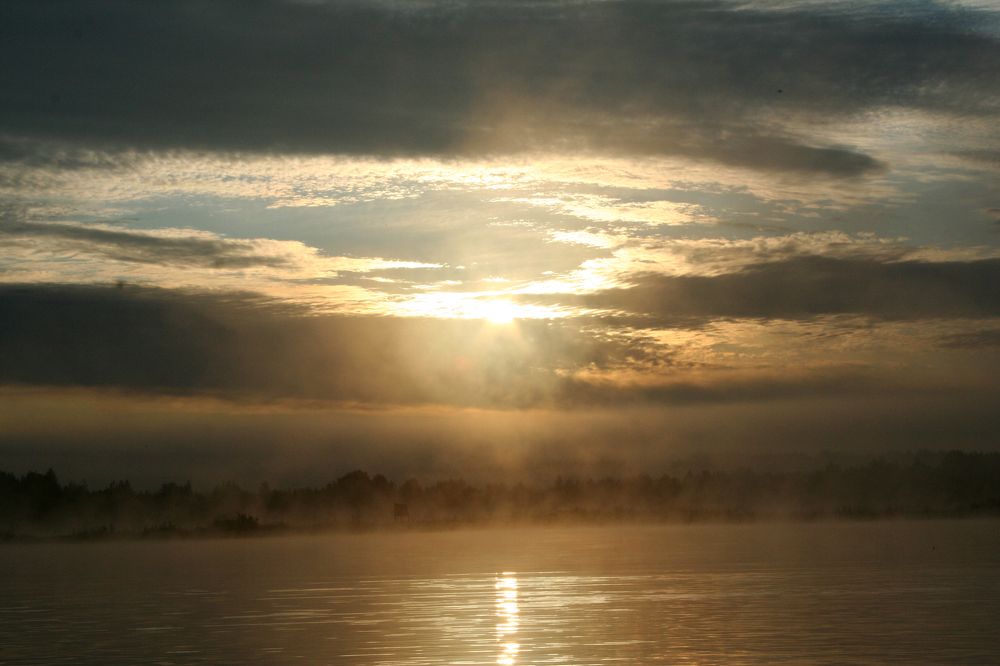 Рассвет на реке Селычка