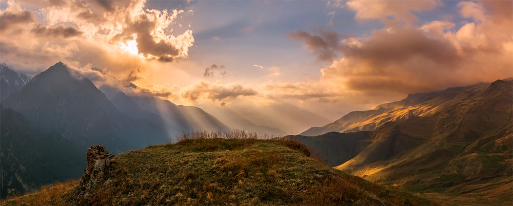 В горах Кавказа