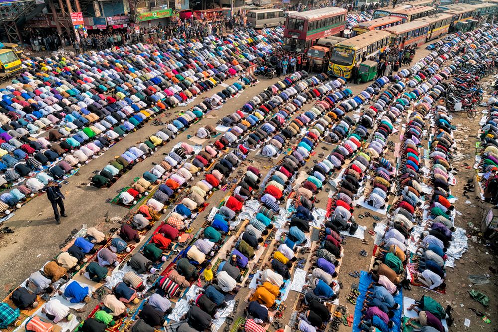 Jummah Prayer On Highway