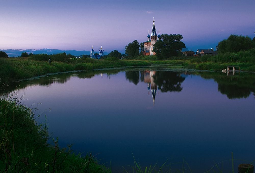 На вечерней зорьке