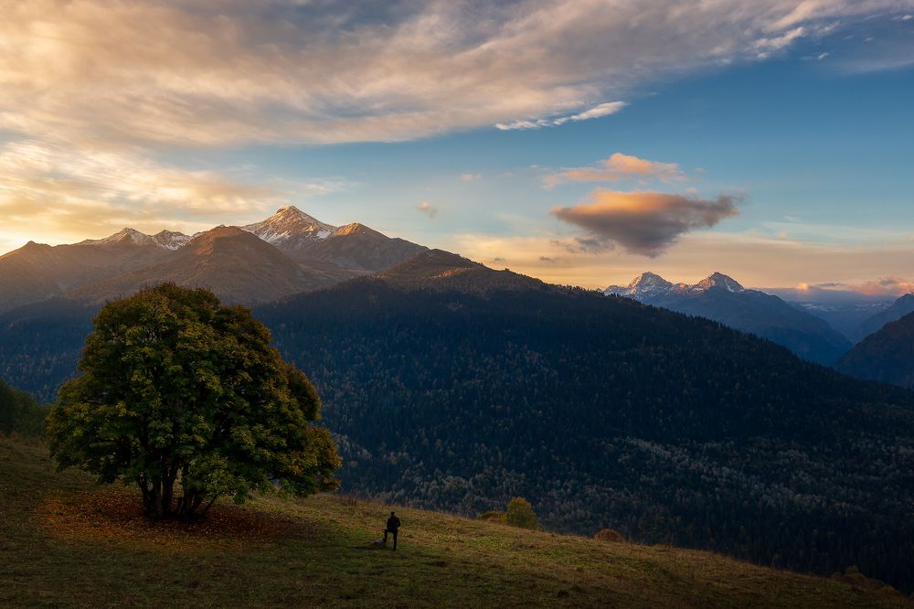 Взирая на утренний рассвет