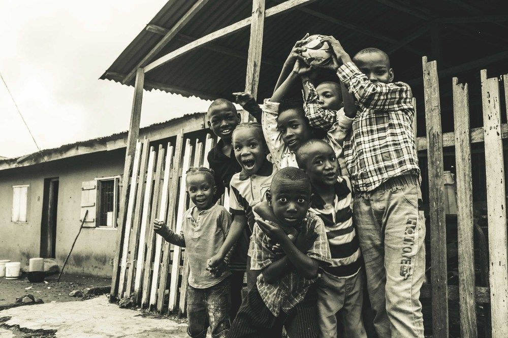 With the Kids in Ikolaba