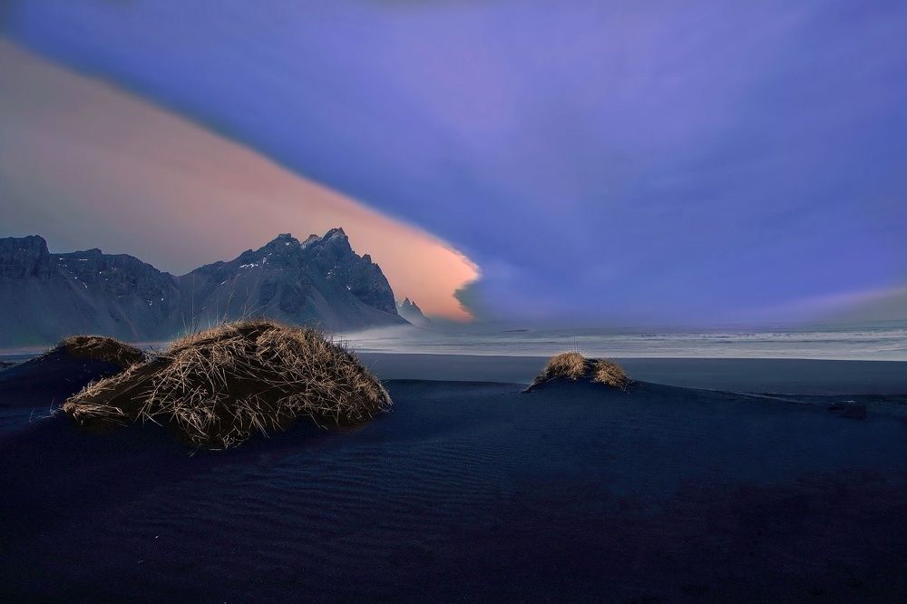 ,,Исландские ежики ,, на закате.