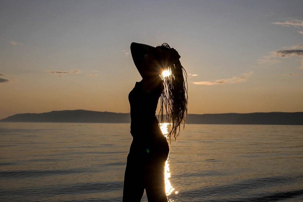 В лучах заката