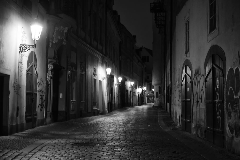 Ночная Прага