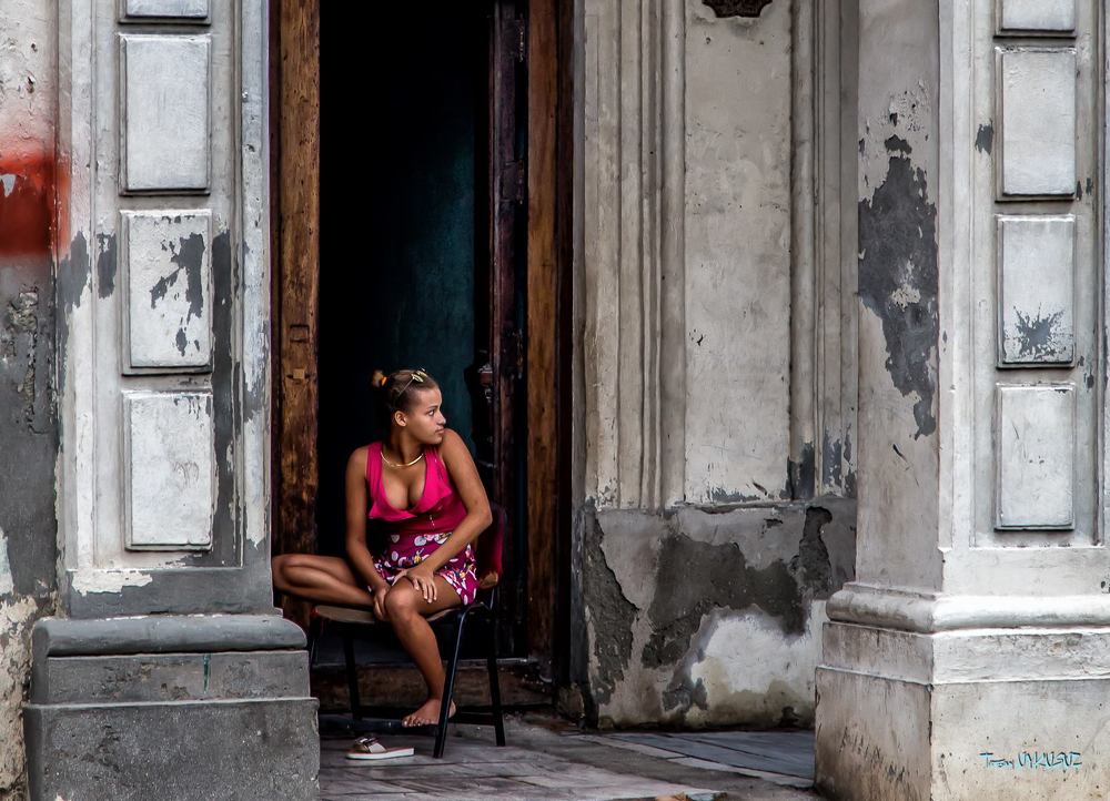A moment from the streets of old Havana, Cuba