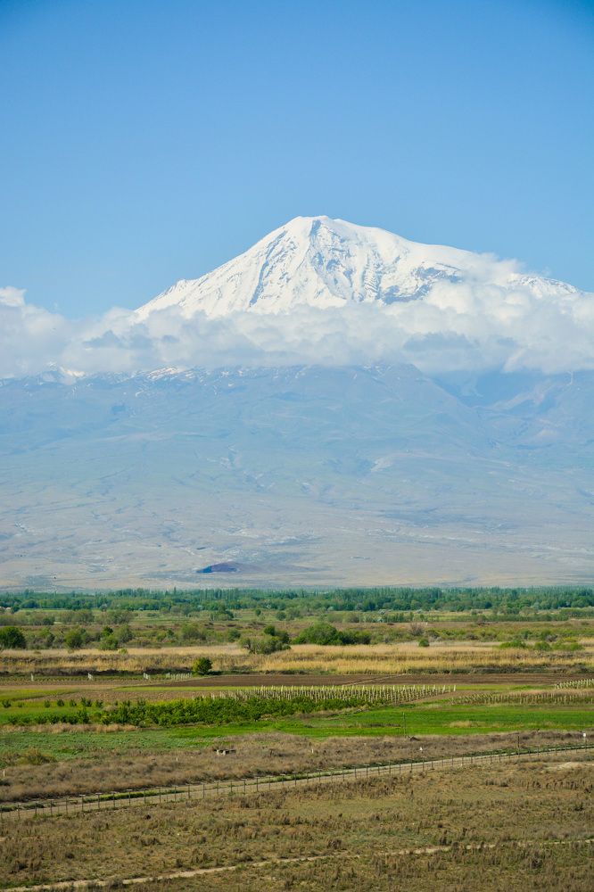 Вид на гору Арарат. Армения