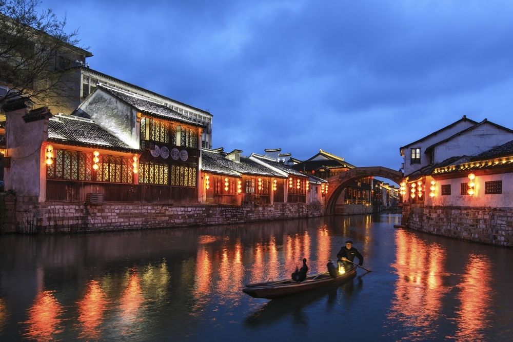 Nanxun Ancient Town Night Scene