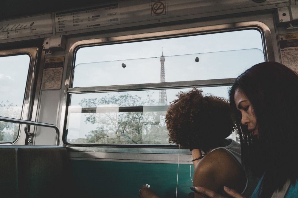 Eiffel through the glass
