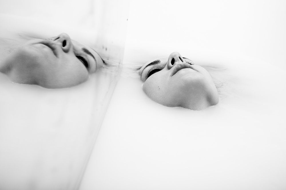 Self-portrait "Молоко"