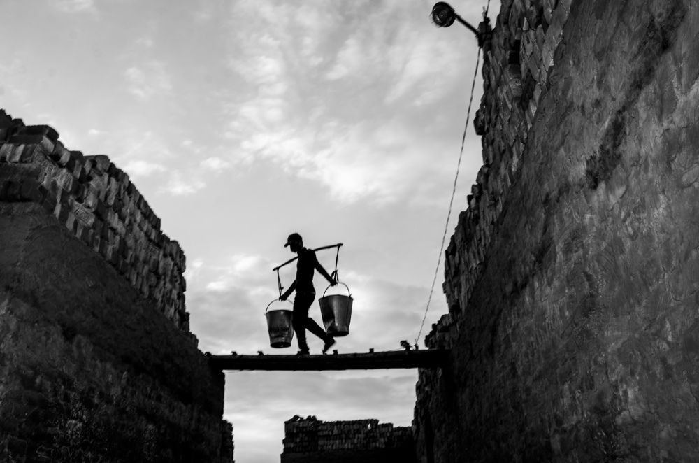 The brick field worker