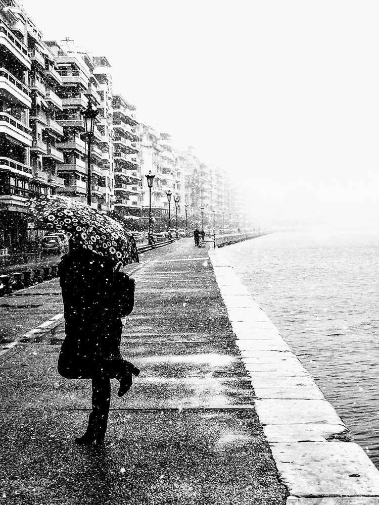 Snow in Thessaloniki