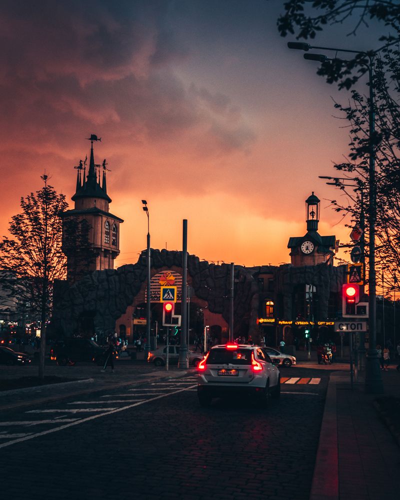 Закат в Москве