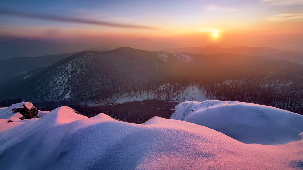 Winter on Vysoka peak