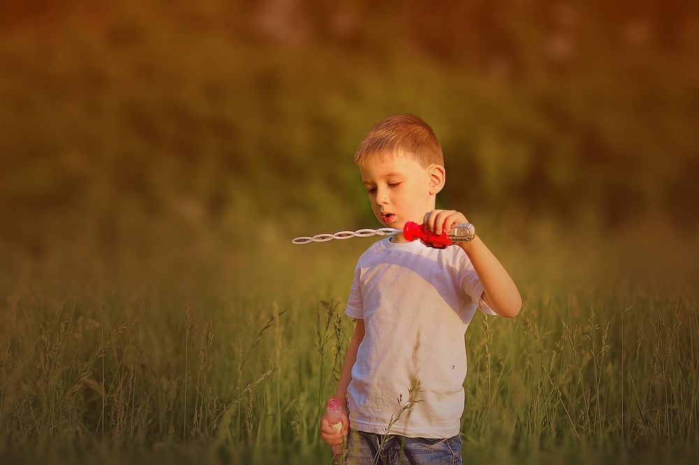 Беззаботное детство.
