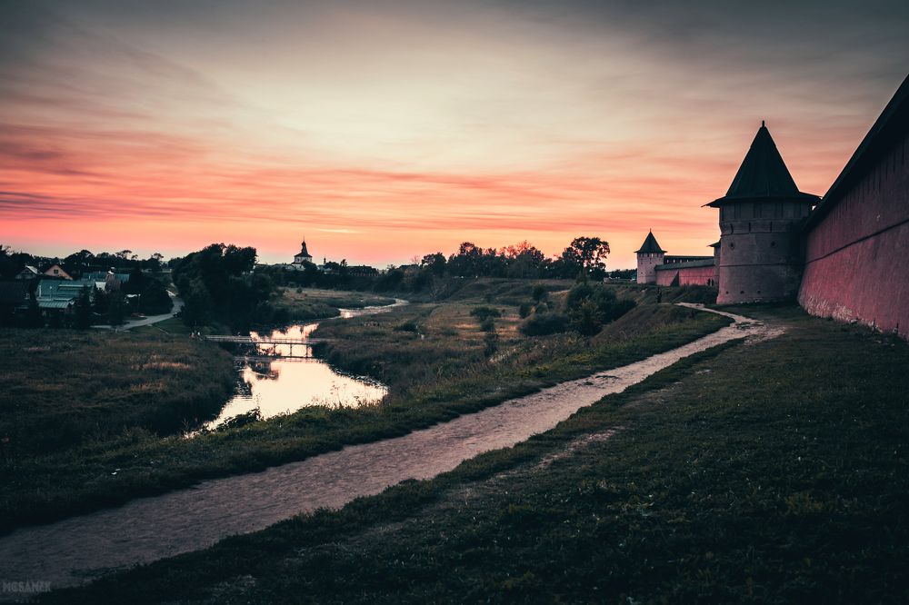 Суздаль закат.