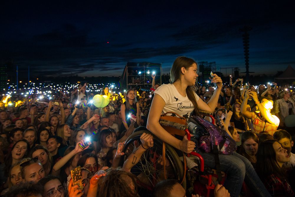 The moment of happiness