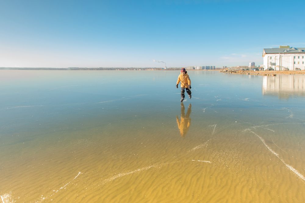 По первому льду