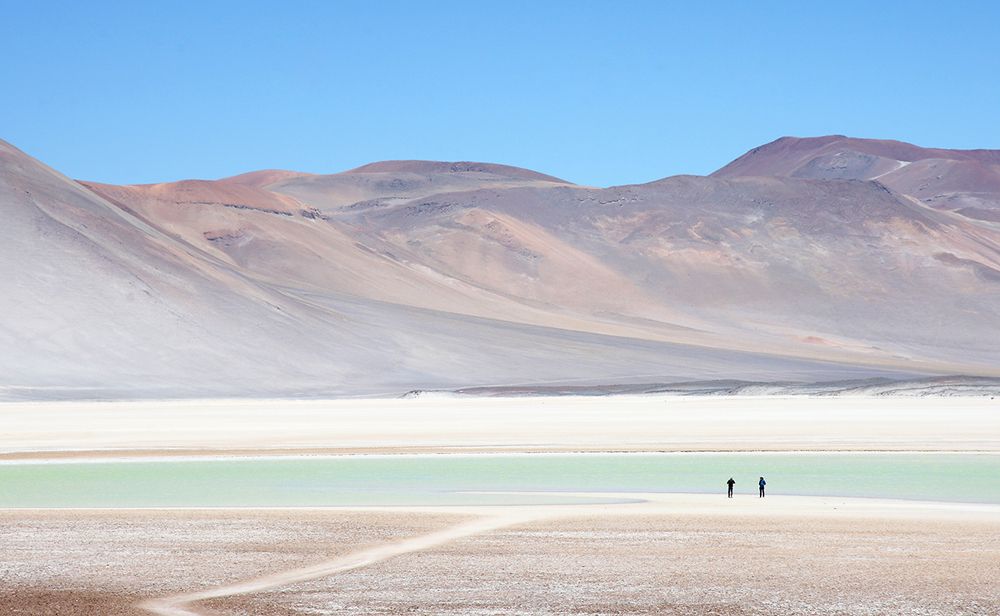 Aguas Calientes Salt Flat