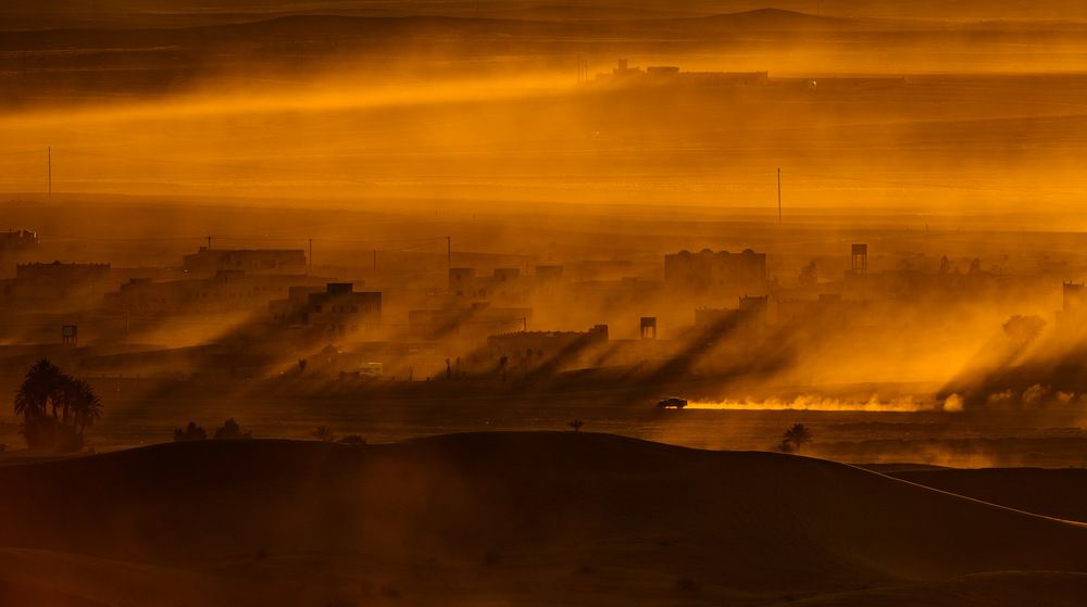 Закат над Сахарой