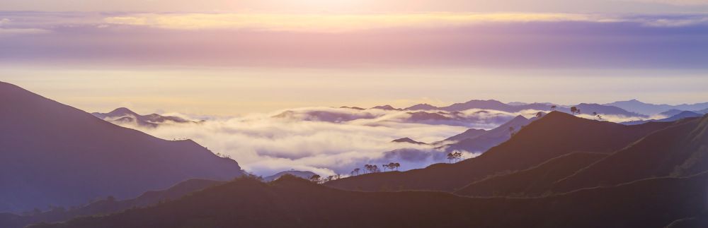 Рассвет в горах