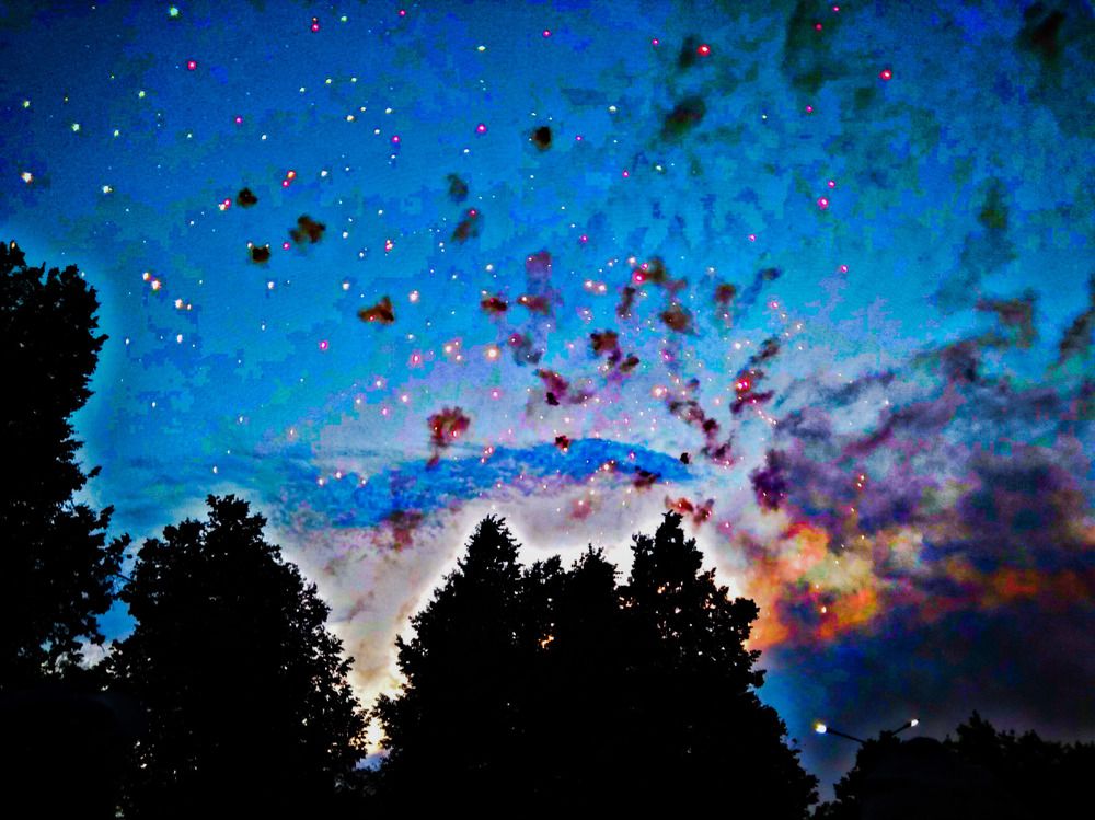 Звездное небо.