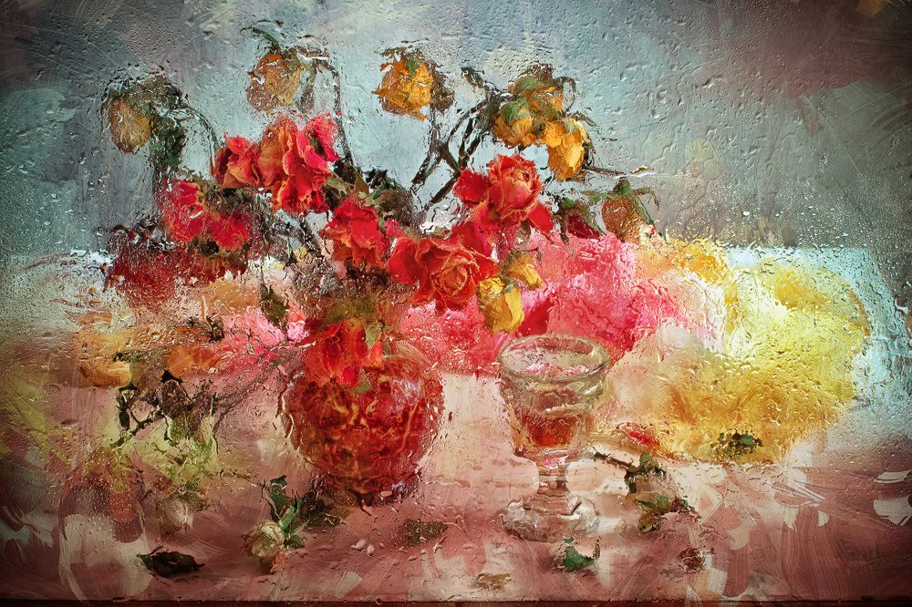 Цветочная акварелька