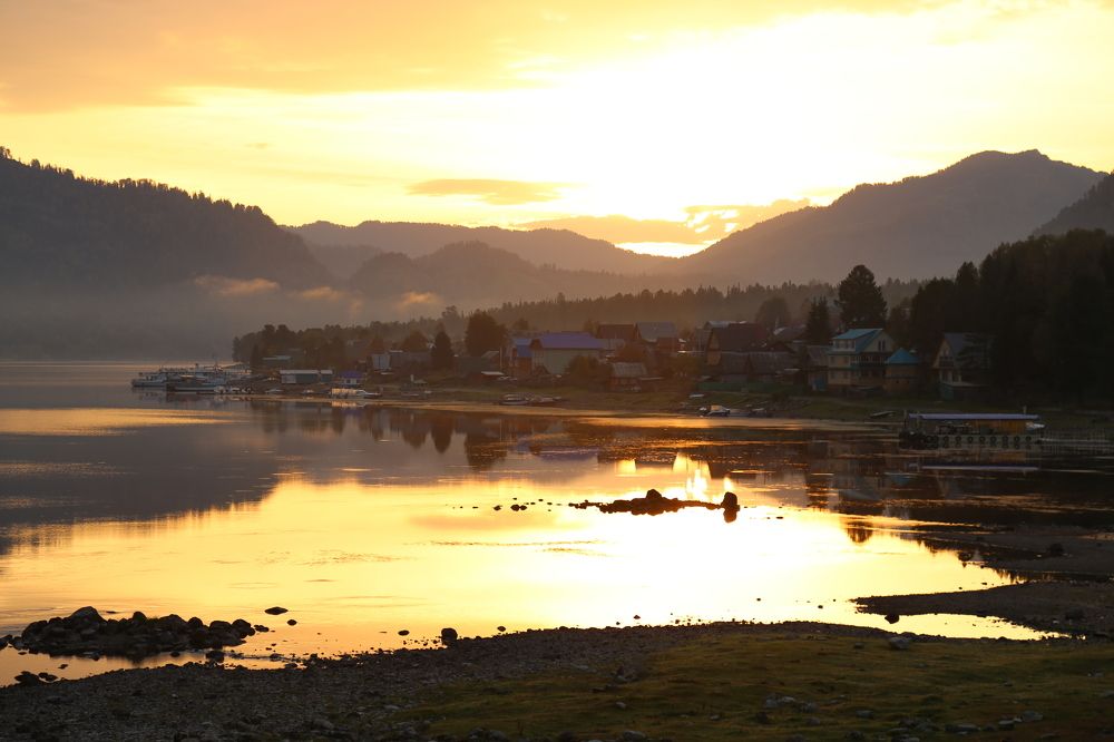 утро на Телецком