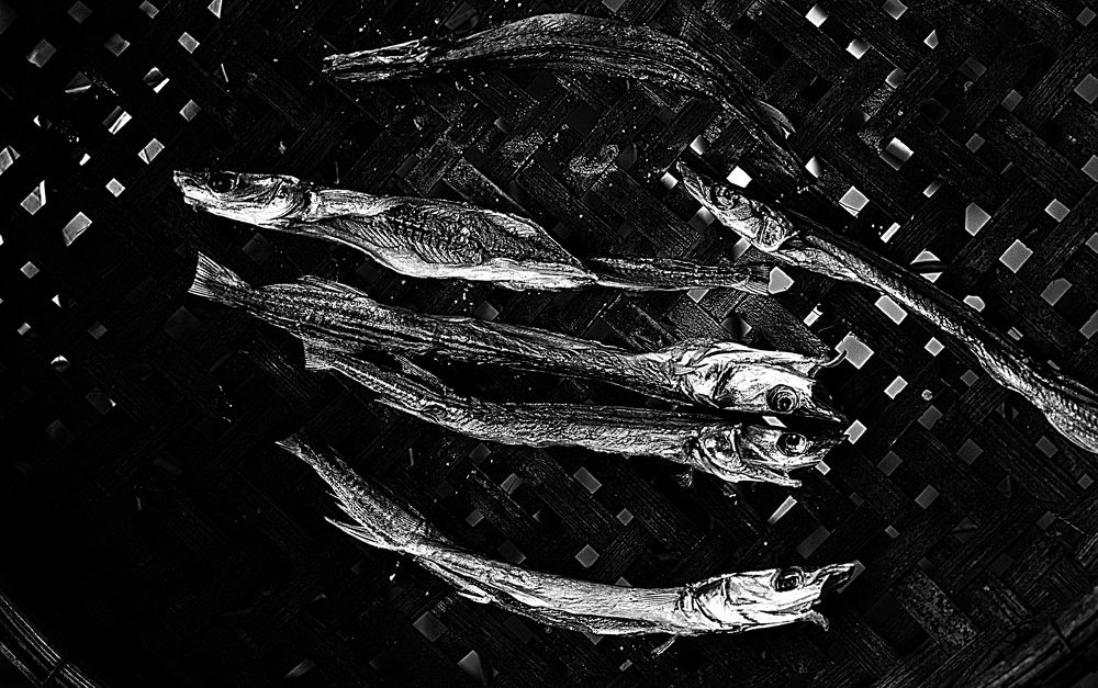 The dry fished of a poor family