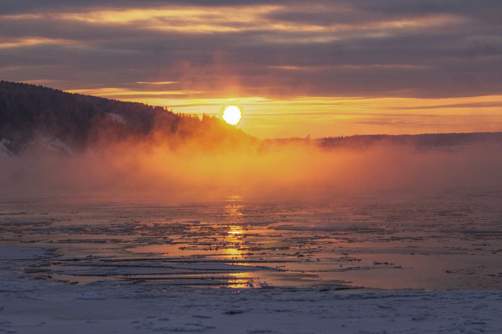 морозный вечер