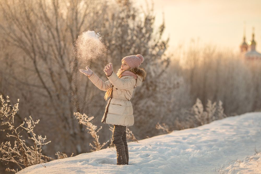 Морозный вечер в Суздале