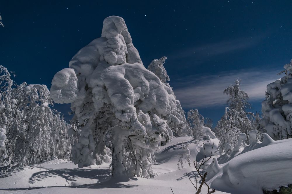 Морозная ночь на Урале