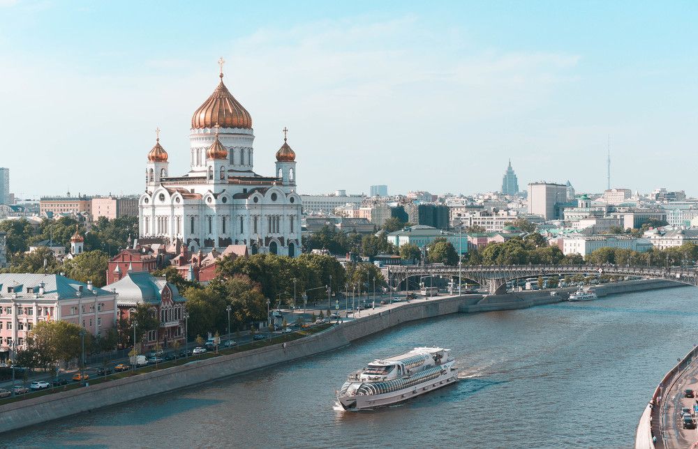 В центре Москвы в мае