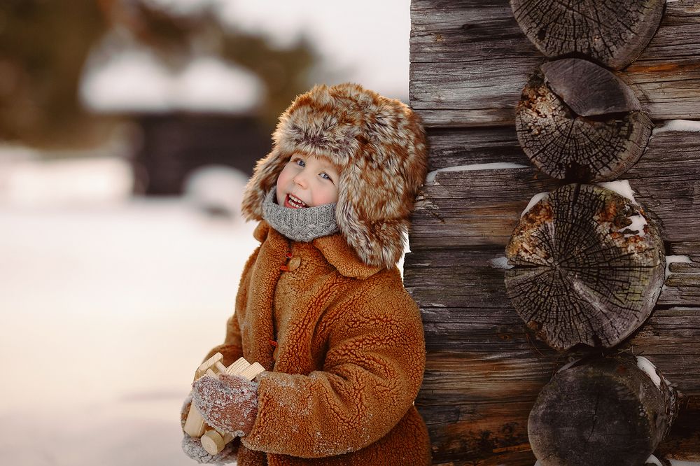 Зима в деревне