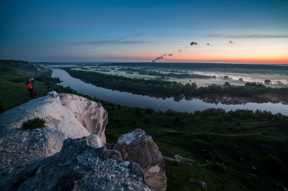 С высоты меловых скал