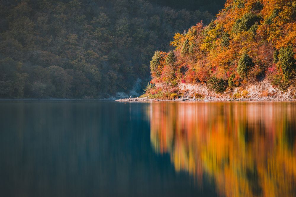 Осень на озере Абрау