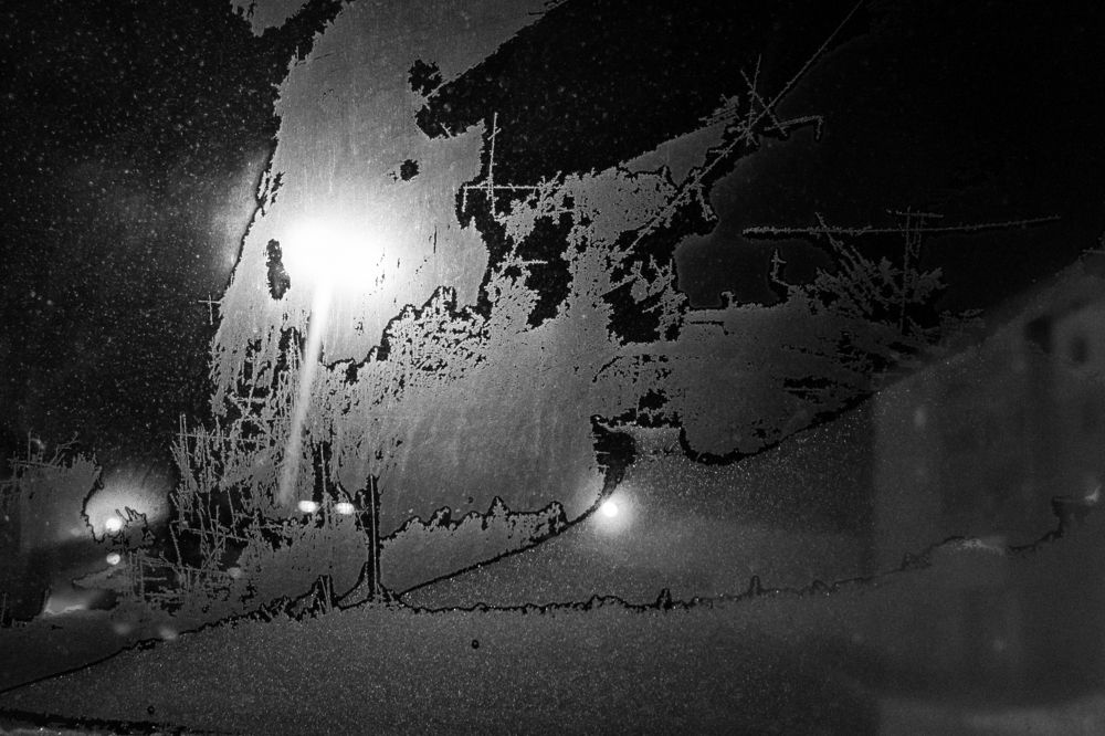 Морозный рисунок. Пейзаж.