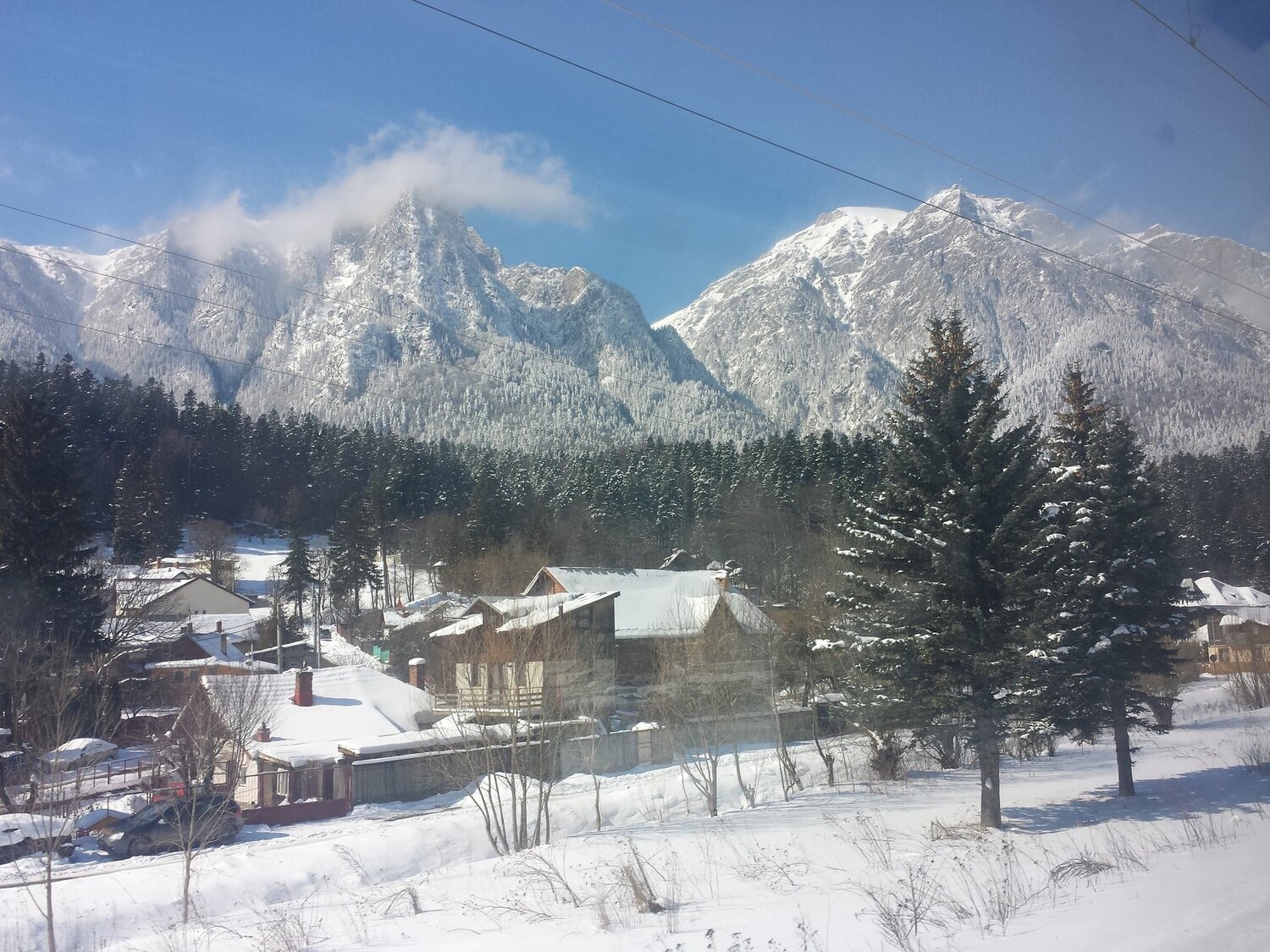 Bucegi Mountains in the winter