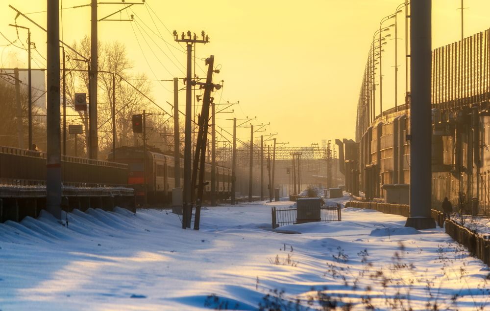 Зимнее утро.