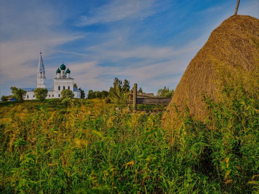 Летом  в деревне Осенево