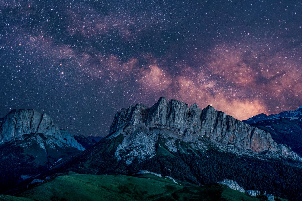 "Восход" Млечного Пути.