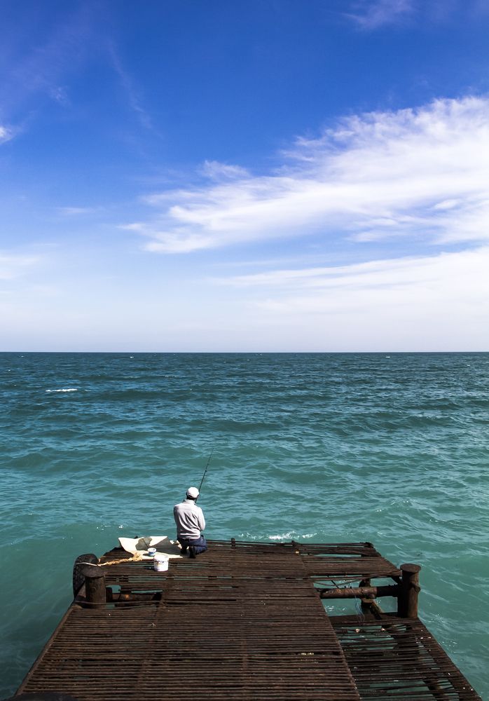 Море цвета бирюзы...