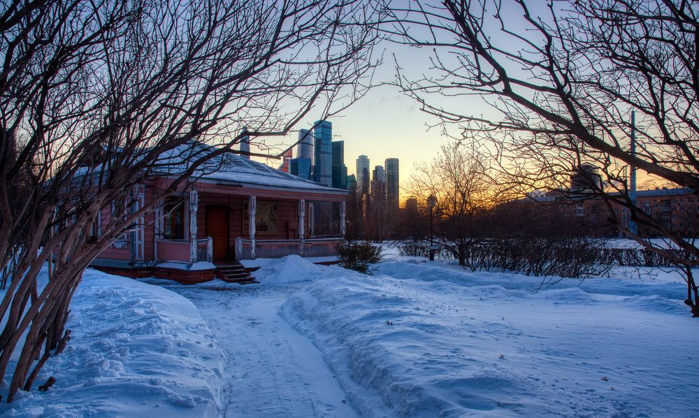 Две эпохи городского пейзажа