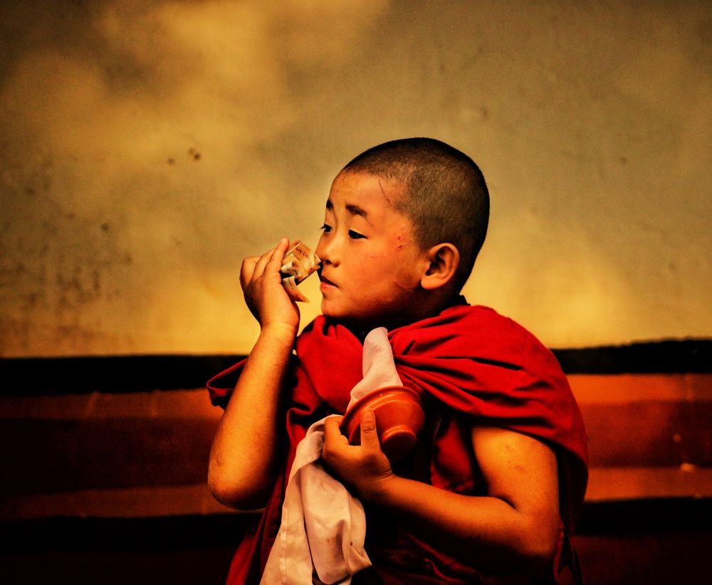 Young Monk of Bhutan