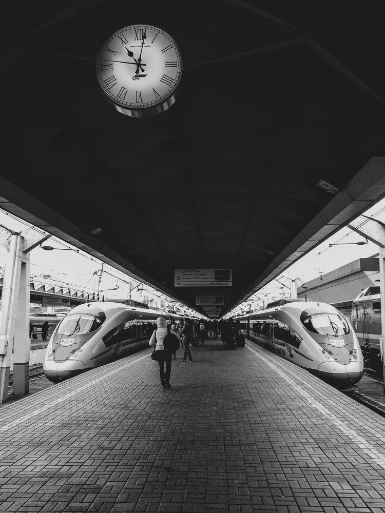 On the platform