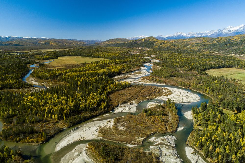 Золотая осень в Тункинской долине.