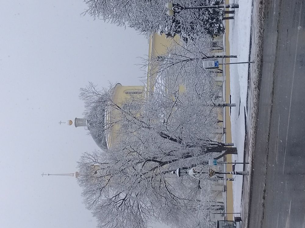 Снежное утро