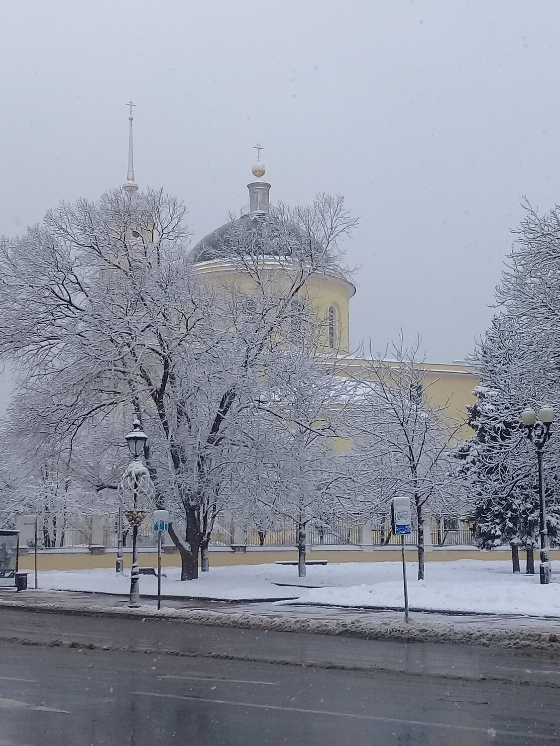 Снежное утро