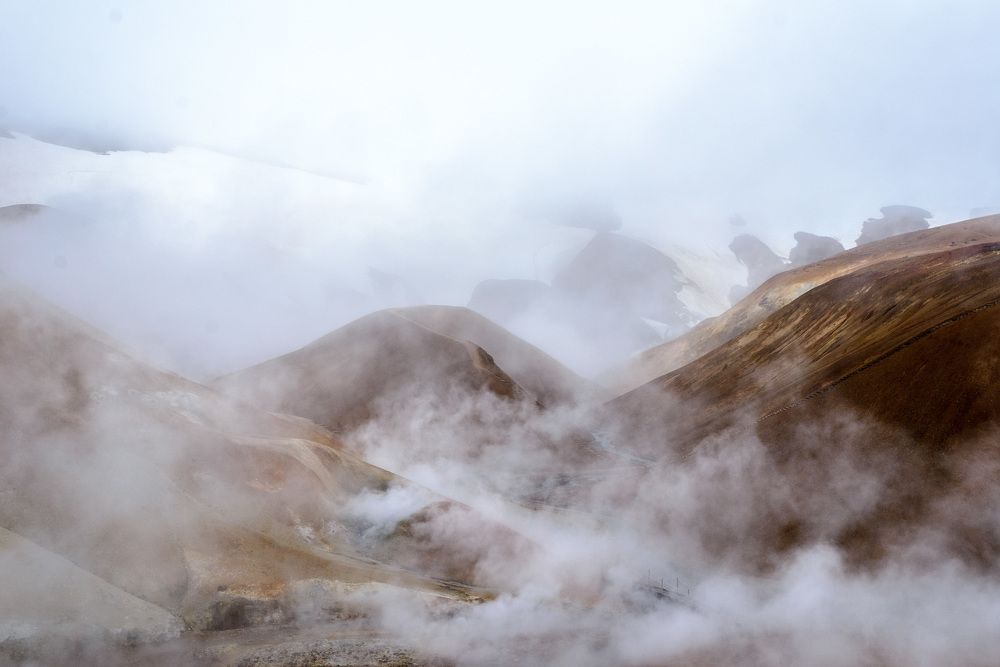 утро в горах